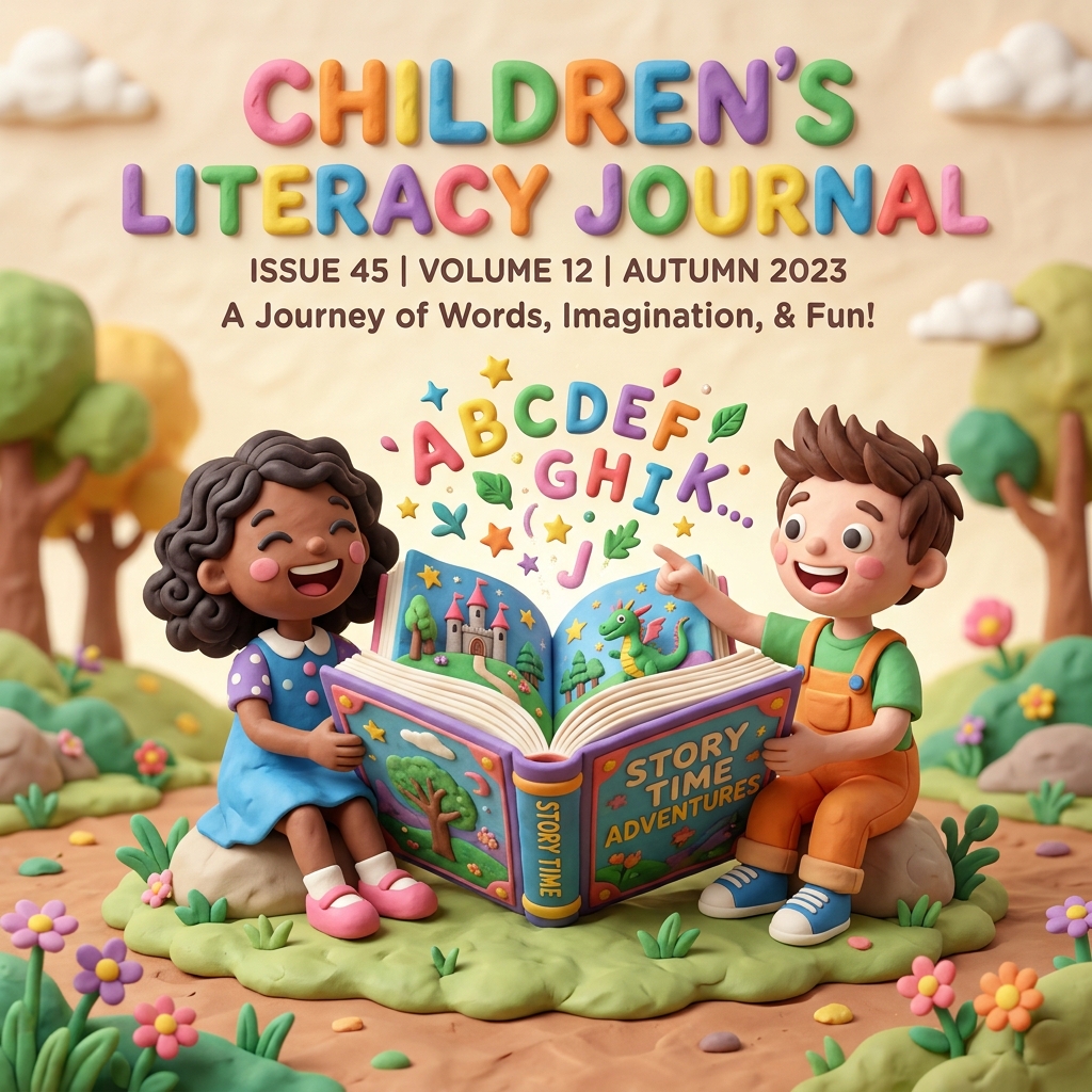 Cover 3D Clay Jurnal Literasi