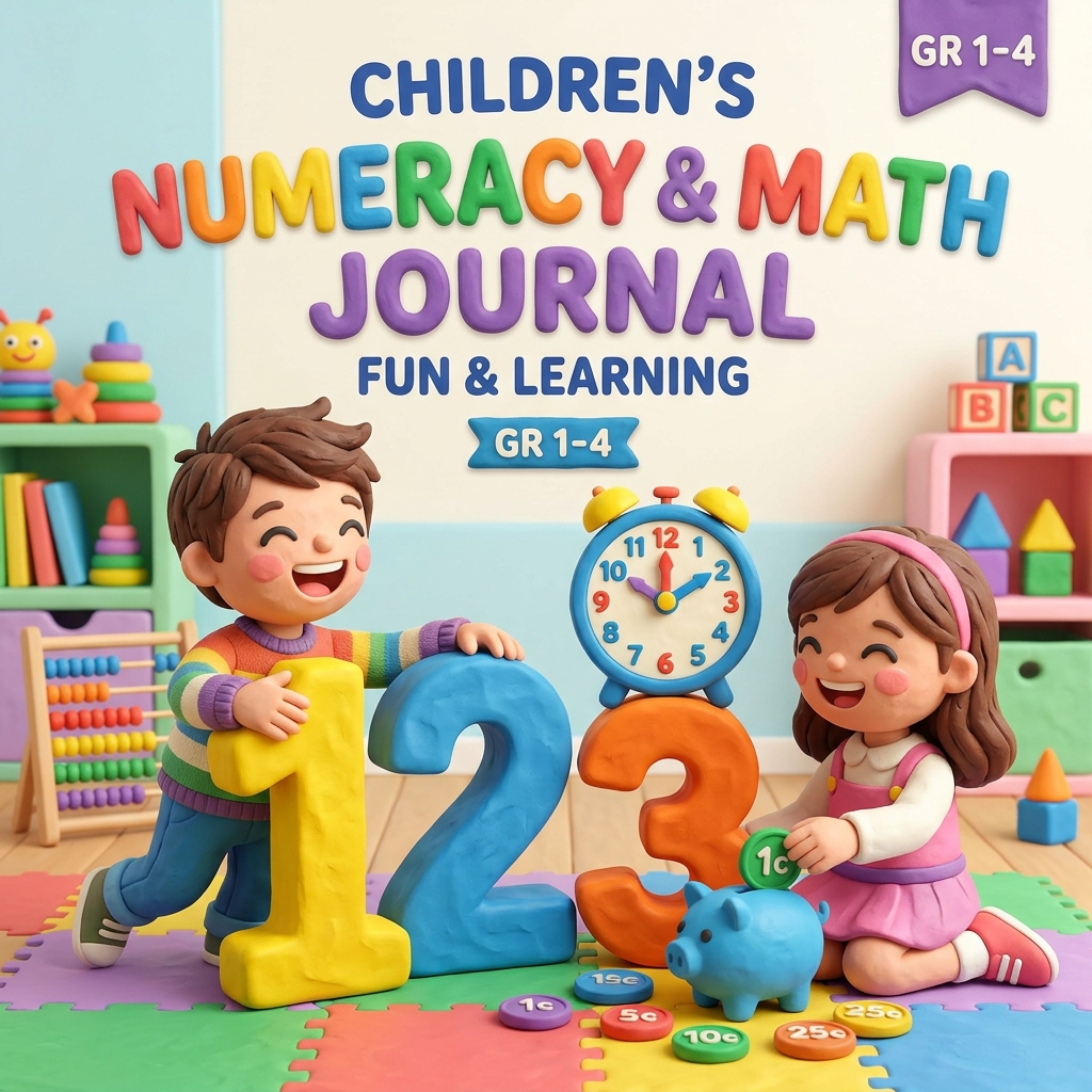 Cover 3D Clay Jurnal Numerasi